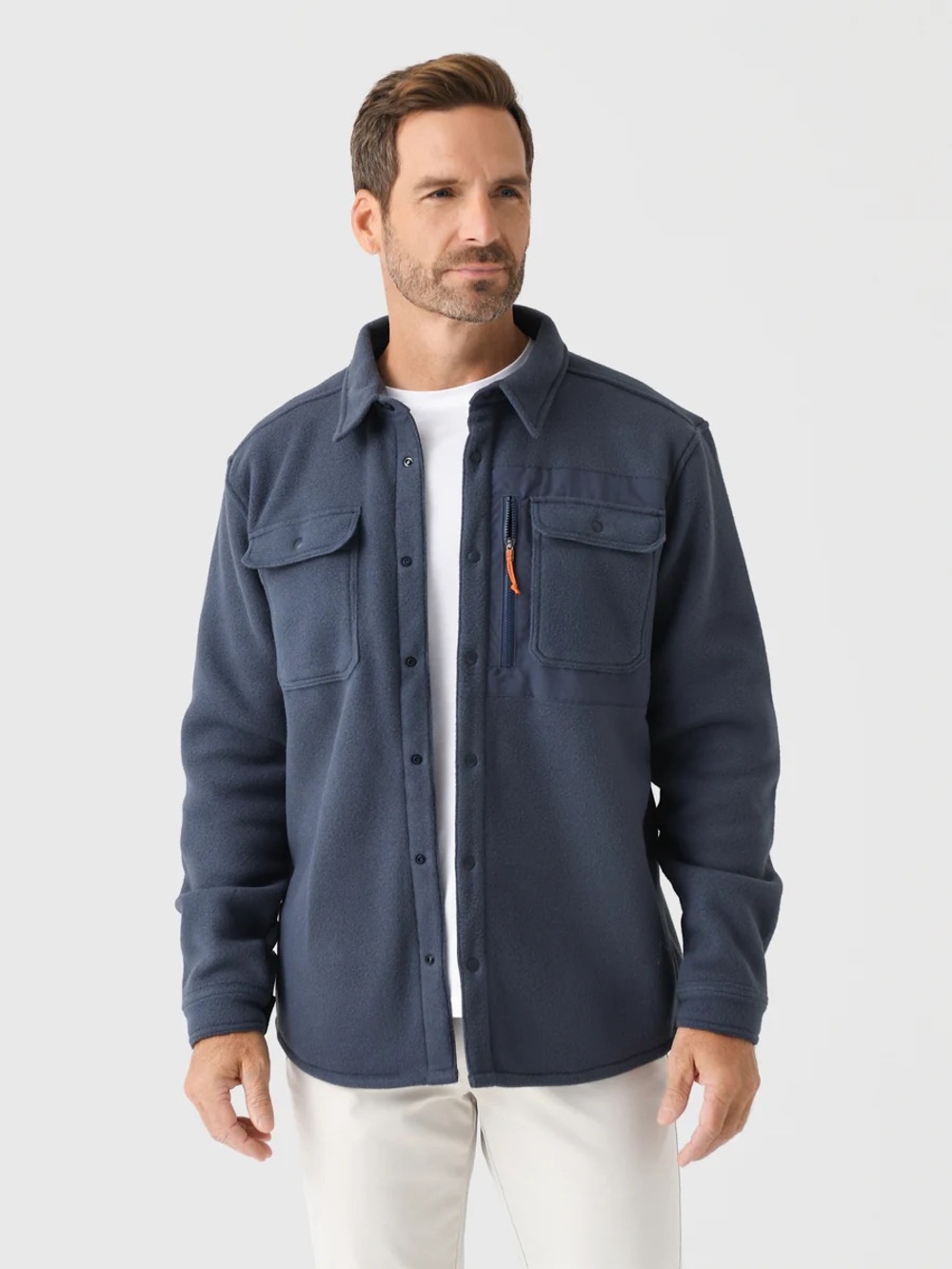 Patagonia Synchilla Shirt Jacket Smolder Blue XL